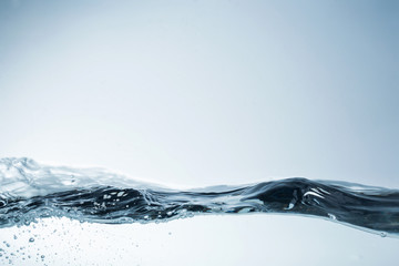 water splash on white background