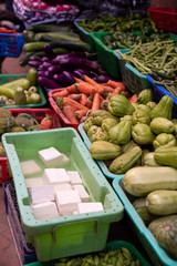 ネパールの野菜市場