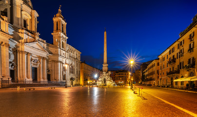 Fototapeta na wymiar Piazza Navona in Italy