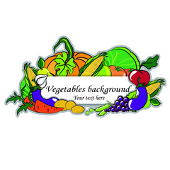 Autumn harvest background