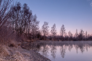 Obraz na płótnie Canvas Morgendliche Stille am See