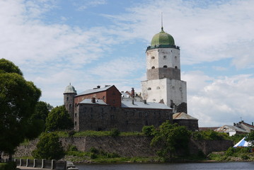 Fototapeta na wymiar Vyborg Castle