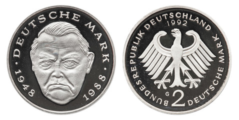 Bundesrepublik Deutschland 2 Mark 1992 