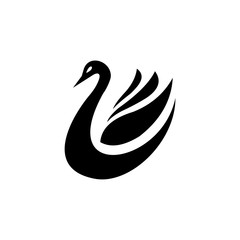 swan logo vector