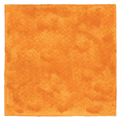 Obraz na płótnie Canvas Abstract orange watercolor on white background
