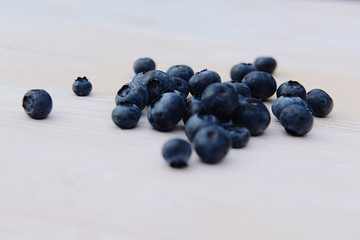 fresh blueberries on white background