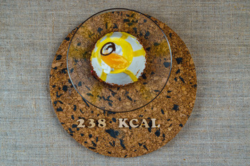 calories calculator yoghurt cake 238 kcal 100 grams diet