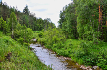 Arsha is one of the small mountain rivers of the southern Urals.