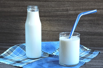 Kefir. Fermented dairy products. Probiotics. White fermented products.