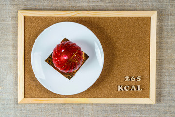 calories calculator eclair cake 265 kcal 100 grams diet