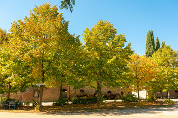 Naklejka premium Siena Perle der Toskana auf der Festung Fortezza Medicea