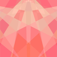 Palette of different shades of fashionable living coral color. Geometric background trend pink. Vector drawing.
