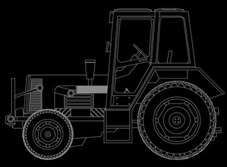Tractor blueprint