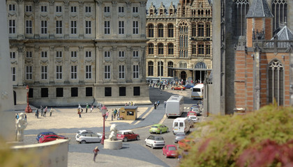 Miniature dutch street in Amsterdam