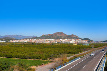 Almenara skyline in Castellon of Spain