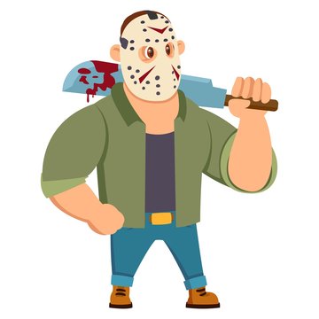 Strong Man in Green Ruach with an Awesome Mask