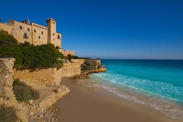 Cala La Jovera beach under Tamarit castle