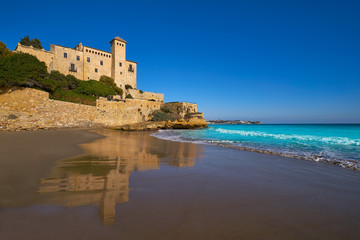 Cala La Jovera beach under Tamarit castle