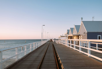 busselton jetty at sunset