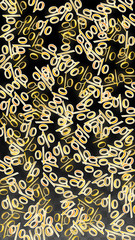 Luxury Vector Gold Percentage Sign Confetti on Transparent. Percent Sale Background. Business, Economics Print. Discount Illustration. Promotion Poster. Black Friday Banner. Special offer Template.