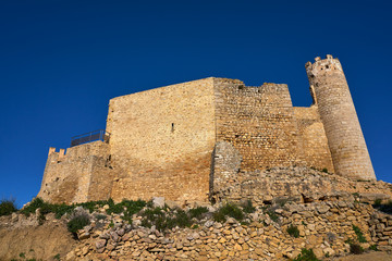 Xivert castle in Alcala de Chivert Castellon