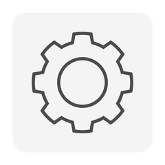 gear icon black