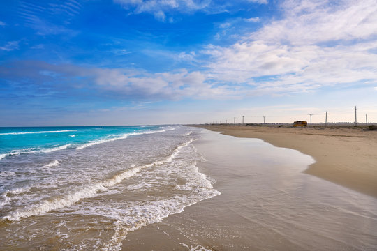 Delta del Ebro Ebre beach of La Marquesa