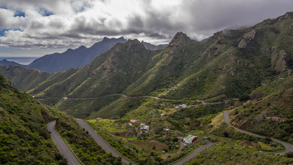 Naklejka premium Shooting from the air, Tenerife