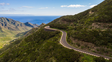Fototapeta na wymiar Roads on Tenerife