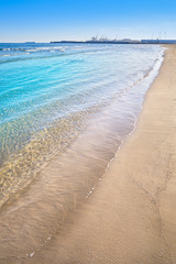 Playa El Pinar beach in Grao de Castellon