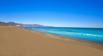 Gurugu beach in Grao de Castellon Spain