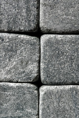 stones for whiskey in the background, bulk texture on stones