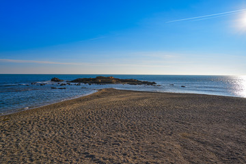 Morro de Gos beach in El Perello Tarragona