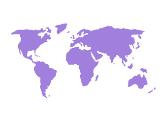 Fototapeta na wymiar World map doodle