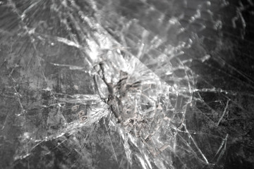 Abstract image of broken glass texture, background
