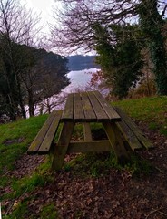 Fototapeta premium petite pause en bord de rivière
