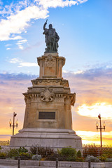 Fototapeta na wymiar Tarragona Roger de Lauria memorial