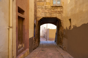 Tarragona old Tarraco streets in Catalonia