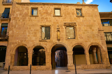 Santa Tecla old hospital facade Tarragona