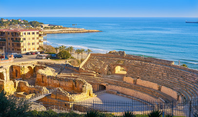 Amphitheater roman in Tarragona Catalonia