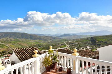 Panorama Andaluzji z Casarabonela © Barbara Bajorek