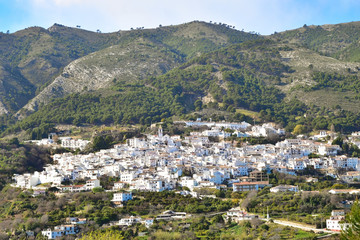 Fototapeta na wymiar Casarabonela panorama miasta
