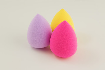 sponge for applying cosmetics on face