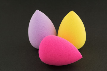 sponge for applying cosmetics on face