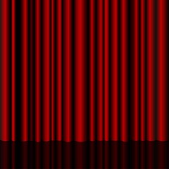 Theater red curtain.background concert.