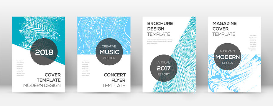 Cover page design template. Modern brochure layout