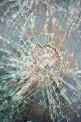 Abstract image of broken glass texture, background