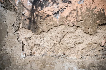 Texture of old decorative plaster or concrete