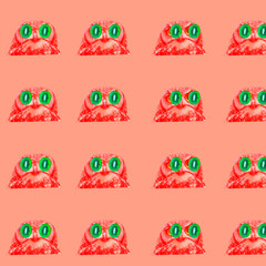 owl bird collage art, pop animal mood