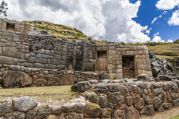 Fototapeta premium The ruins of the water temple in Cuzco